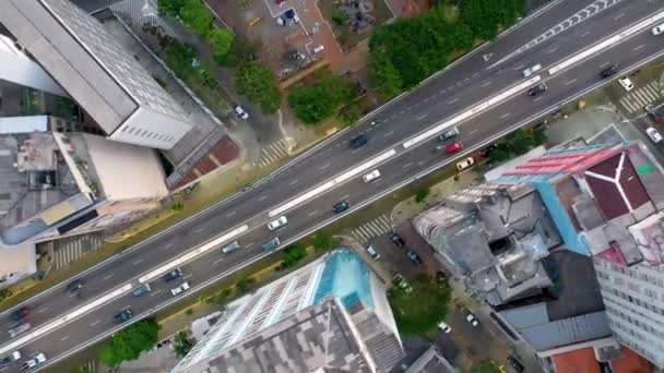 Stolica Metropolitalna Widok Miasta Most Wieżowce Stolica Metropolitalna Widok Miasta — Wideo stockowe