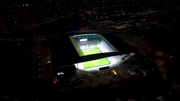 Itaquera Sao Paulo Brezilya Daki Corinthians Arena Stadyumu Nda Gece — Stok video