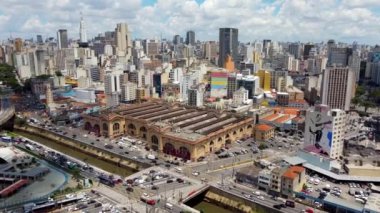 Mercado Municipal de Sao Paulo city, Brazil.Downtown view of historic municipal market.Mercado Municipal de Sao Paulo city, Brazil.Downtown view of historic municipal market.Mercado Municipal de Sao Paulo.Downtown view of historic municipal market.