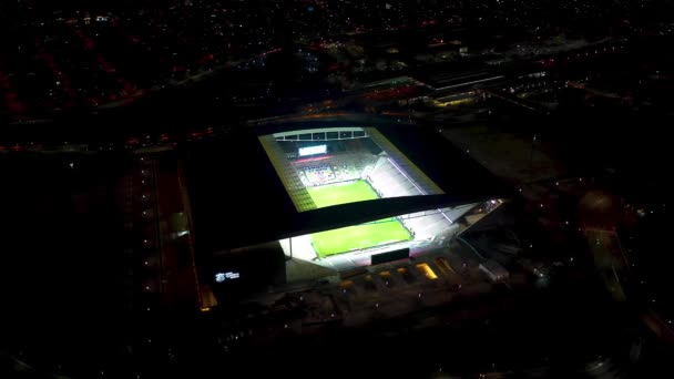 Itaquera Sao Paulo Brezilya Gece Vakti Corinthians Arena Stadyumu Manzarası — Stok video