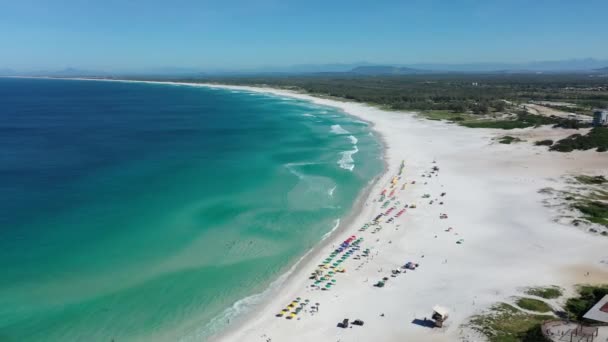 Міський Краєвид Арраіал Кабо Ріо Жанейро Brazil Seascape Beach Coastal — стокове відео