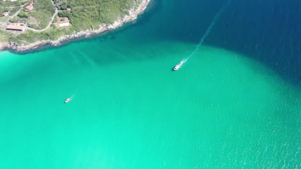 Vista Mar Caribenha Praia Arraial Cabo Rio Janeiro Brasil Vista — Vídeo de Stock