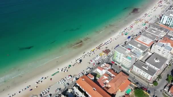 Vista Para Praia Cabo Frio Rio Janeiro Brasil Vista Para — Vídeo de Stock