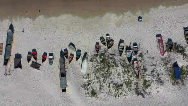 Rio Janeiro Brezilya Daki Arraial Cabo Deniz Manzaralı Tekneler Arraial — Stok video