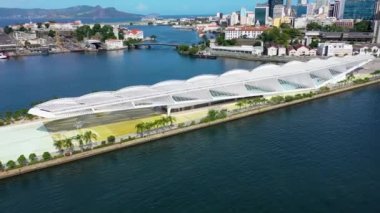 Museu do Amanha, Rio de Janeiro şehrinin turistik noktası, Brezilya. Modern müze. Museu do Amanha, Rio de Janeiro şehrinin turistik noktası. Modern müze..