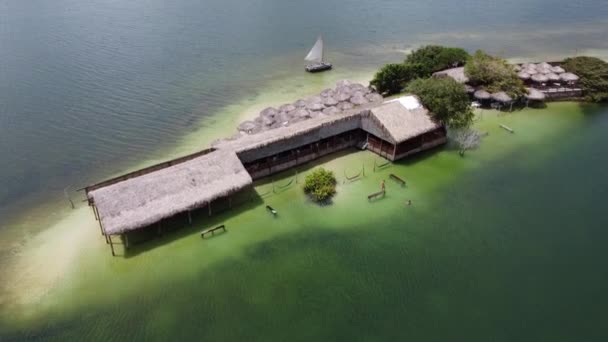 Plage Jericoacoara Ceara Brésil Vue Sur Parc Naturel Avec Des — Video