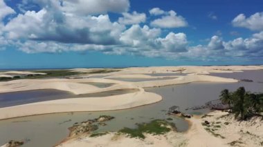 Tropical scene of Jericoacoara, Ceara, Brazil.Exotic destination of sand dunes.Tropical scene of Jericoacoara, Ceara, Brazil.Exotic destination of sand dunes.Tropical scene of Jericoacoara, Ceara, Brazil.Exotic destination of sand dunes.