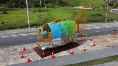 Sao Luis Yolu, Maranhao, Brezilya. Şehirdeki otoyol. Sao Luis Yolu, Maranhao, Brezilya. Şehirdeki otoyol. Sao Luis Yolu, Maranhao, Brezilya. Şehirdeki otoyol.