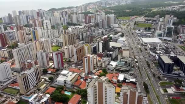 Scène Bâtiments Sao Luis Maranhao Brazil Paysage Urbain Vie Urbaine — Video