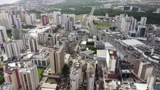 Edificios Escena Sao Luis Maranhao Brasil Paisaje Urbano Vida Edificios — Vídeos de Stock