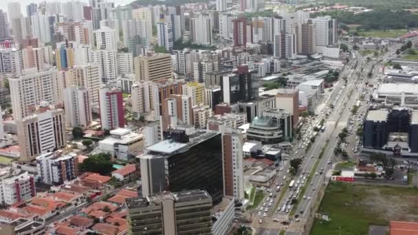 Edificios Escena Sao Luis Maranhao Brasil Paisaje Urbano Vida Edificios — Vídeos de Stock