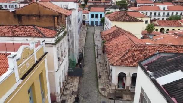 Cityscape Sao Luis Island Maranhao Brasil City View Streets Cityscape — Vídeo de Stock