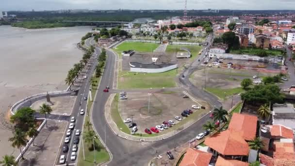 Sao Luis Yolu Maranhao Brezilya Şehirdeki Otoyol Sao Luis Yolu — Stok video