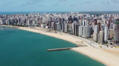 Fortaleza plajı, Ceara, Brezilya 'nın deniz manzarası. Fortaleza plajı, Ceara, Brezilya' nın deniz manzarası. Fortaleza plajı, Ceara, Brezilya 'nın deniz manzarası. Fortaleza plajı, Ceara, Brezilya' nın deniz manzarası..