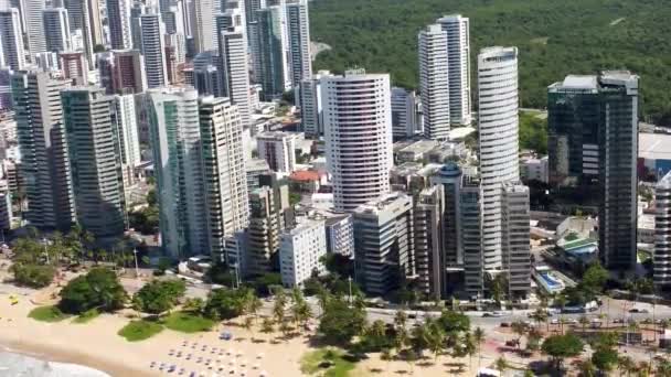 Uitzicht Het Stadsleven Van Recife Pernambuco Brazilië Stadsdeel Scene Uitzicht — Stockvideo