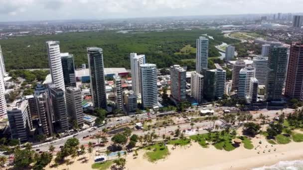 Uitzicht Het Stadsleven Van Recife Pernambuco Brazilië Stadsdeel Scene Uitzicht — Stockvideo