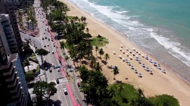 Uitzicht Het Stadsleven Van Recife Pernambuco Brazilië Stadsdeel Scene Uitzicht — Stockvideo