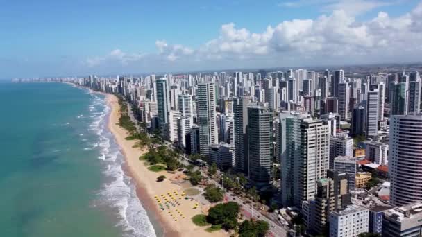 Cenário Centro Cidade Recife Pernambuco Brasil Vista Cidade Cena Baixa — Vídeo de Stock