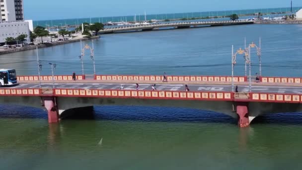 Stadtansichten Von Recife Hauptstadt Von Pernambuco Brasilien Stadtansicht Von Recife — Stockvideo