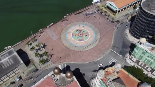 Metropole Widok Recife Nadmorskie Miasto Pernambuco Brazylia Marco Zero Słynnej — Wideo stockowe