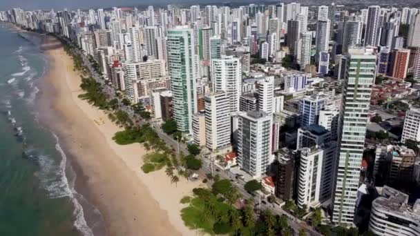 Stadsgezicht Van Het Centrum Recife Pernambuco Brazilië Stadslandschap Van Het — Stockvideo