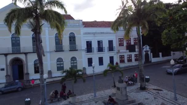 Kathedraal Scene Olinda Stad Pernambuco Brazilië Middeleeuws Uitzicht Kerk Kathedraal — Stockvideo