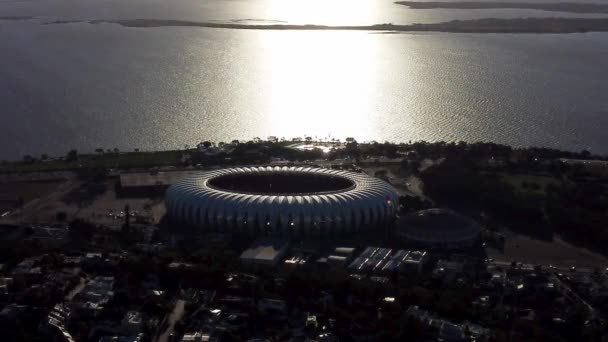 Estádio Futebol Porto Alegre Rio Grande Sul Brasil Campo Paisagem — Vídeo de Stock