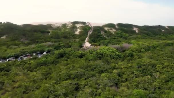 Lenois Maranhenses Nationalpark Maranhao Brasilien Tropisches Reiseziel Lenois Maranhenses Nationalpark — Stockvideo