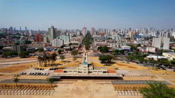 Distrito Central Goiás Capital Goiânia Brasil Vista Prédio Governo Distrito — Vídeo de Stock