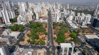 Goiania şehir merkezinin şehir manzarası, Goias, Brezilya. Goiania şehir merkezinin şehir manzarası, Goias, Brezilya. Goiania şehir merkezinin şehir manzarası, Goias, Brezilya.