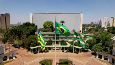 Goias 'ın şehir merkezi, Goiania, Brezilya. Hükümet binası manzaralı. Goias 'ın şehir merkezi, Goiania, Brezilya. Hükümet binası manzaralı. Goias 'ın şehir merkezi, Goiania, Brezilya. Hükümet binası görünümü.