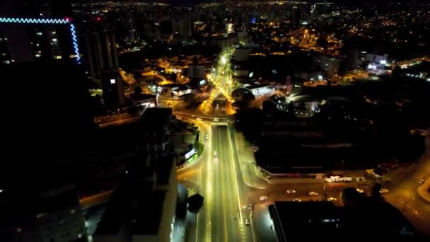 Рундао Города Гояния Гояс Бразилия Urban City View Avenue Рундао — стоковое видео