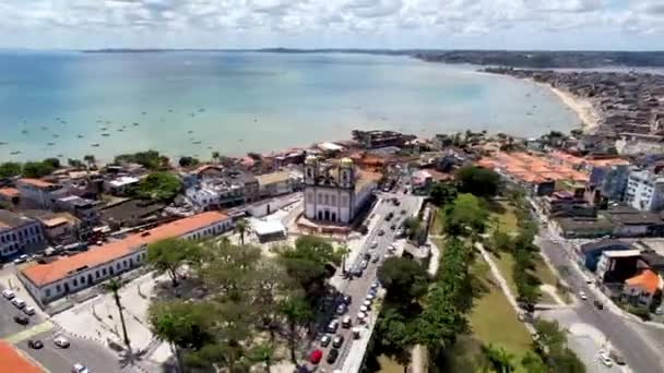 Ime Förfalla Stad Tiden Går Salvador Bahia Tiden Går Salvador — Stockvideo