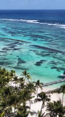 Punta Cana Skyline La Altagracia Dominik Cumhuriyeti 'ndeki Punta Cana' da. Karayip silueti. Plaj manzarası. Resort Scenery 'de. Punta Cana Skyline La Altagracia Dominik Cumhuriyeti Punta Cana 'da.