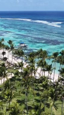 Punta Cana Skyline La Altagracia Dominik Cumhuriyeti 'ndeki Punta Cana' da. Karayip silueti. Plaj manzarası. Resort Scenery 'de. Punta Cana Skyline La Altagracia Dominik Cumhuriyeti Punta Cana 'da.