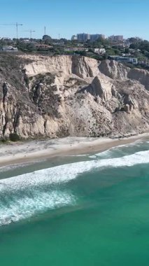 Amerika Birleşik Devletleri 'nin Kaliforniya eyaletindeki San Diego' daki Blacks Plajı. Coast City Peyzajı. Seascape Sahili. Kaliforniya 'da San Diego' da Siyahların Plajı.