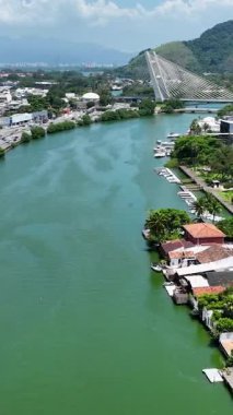 Scenic Lake At Barra Da Tijuca In Rio De Janeiro Brazil. Travel Destination. Tourism Scene. Barra Da Tijuca At Rio De Janeiro Brazil. Summer Travel. Tropical Scene.