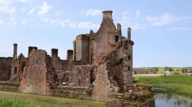 Ancient Ruins of an Ancient European Fortress Surrounded By Nature