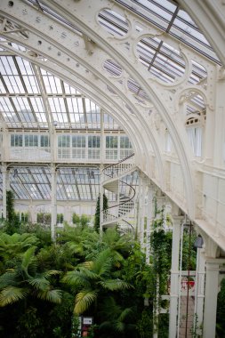 Inside the Kew Garden Palm House-Built 1844-Spiral Staircase Between Floors