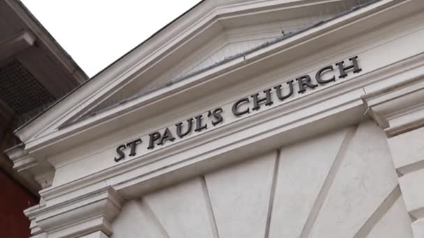 The St Paul Church Covent Garden Entrance Arch — Stock videók