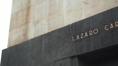 Eski Başkan Meksikalı Lazaro Cardenas Mezar Girişinde Adı
