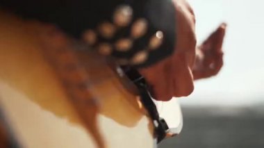 Mariachi Playing a Mexican Instrument Called Vihuela in Mexico City