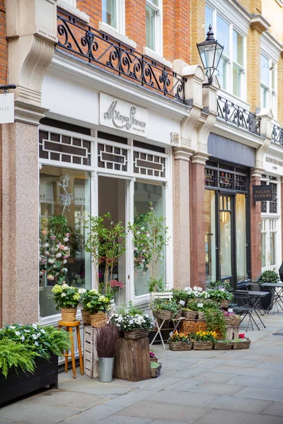 Loja de flores britânica de Notting Hill, Londres — Fotografia de Stock