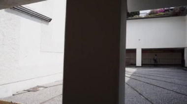 Mexico City 'den bir müzede dikenli heykel.