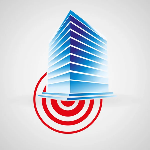 Küresel sismoloji işareti: Marding Identity Corporate logo tasarım şablonu beyaz arka planda izole edildi. Deprem Simge logosunu oluşturuyor. Deprem sembolü. Doğal afet. Jeolojik hata. Sismik aktivite. Kırık zemin ve ev. Dünya
