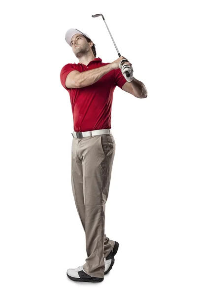 Jogador de golfe masculino — Fotografia de Stock