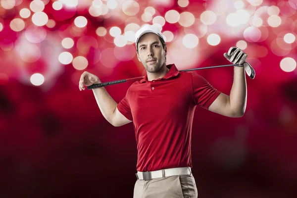 Jugador de golf masculino — Foto de Stock