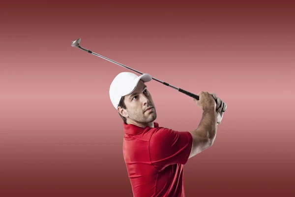 Jugador de golf masculino — Foto de Stock