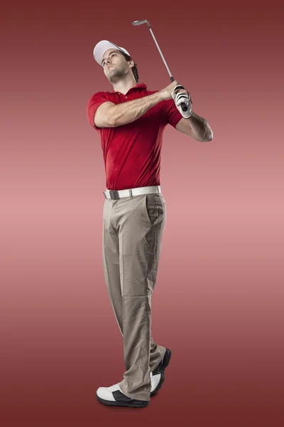 Jugador de golf masculino — Foto de Stock