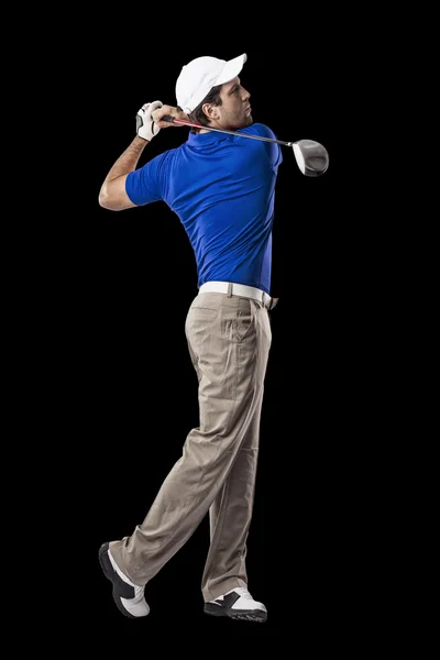 Männlicher Golfspieler — Stockfoto